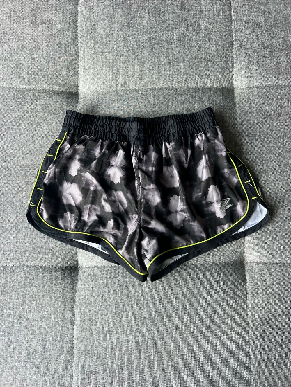 Umbro Black & Gray Athletic Shorts